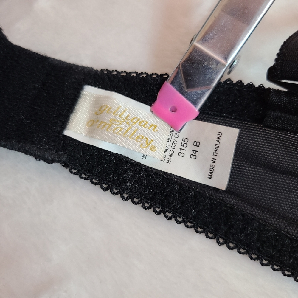 VTG Gilligan & O'Malley Beautiful Embroidered Demi Bra Size 34B - Picture 5 of 6